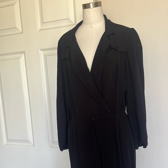 REISS Selena Utility Black Jumpsuit - Picture 7 of 15